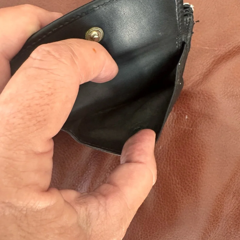 Black Leather Bifold